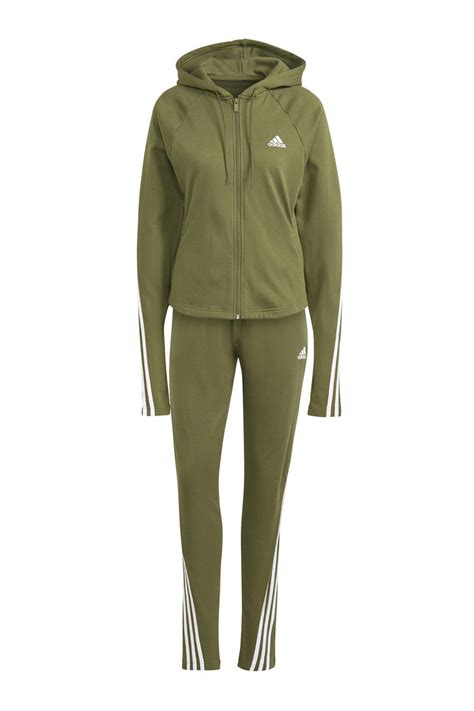 adidas trainingspak dames olijfgroen|Trainingspakken voor dames .